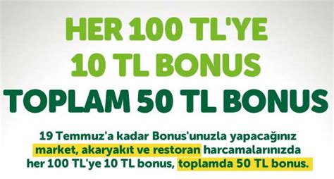 bonus 50 tl ramazan kampanyası